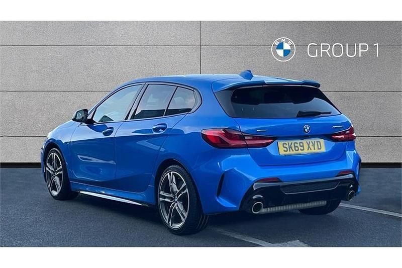 Used BMW M135 Comfort Edition 306 HP (225 kW) 2019 Blue Hatchback
