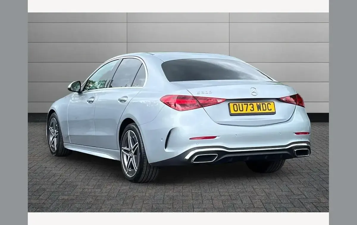 Used Mercedes C300 AMG line 274 HP (201 kW) 2023 Silver Sedan
