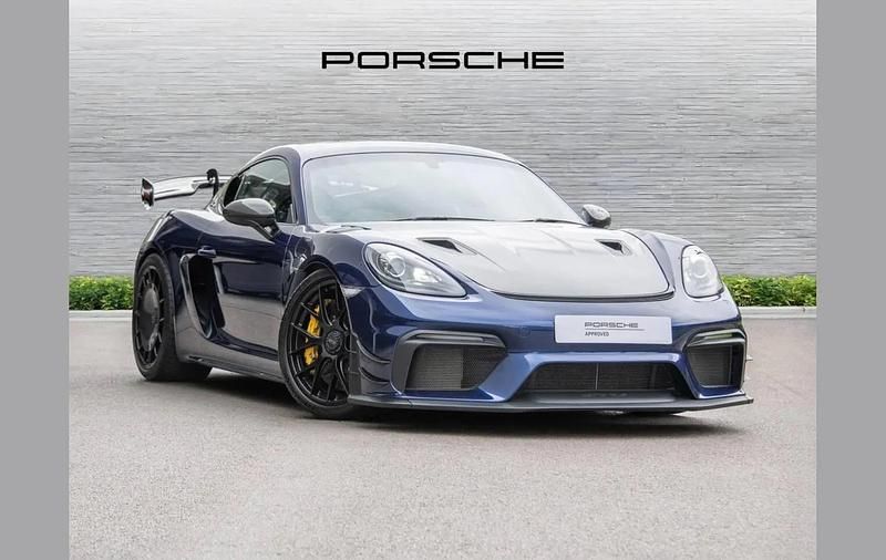 Used Porsche Cayman GT4 493 HP (362 kW) 2024 Blue Coupe