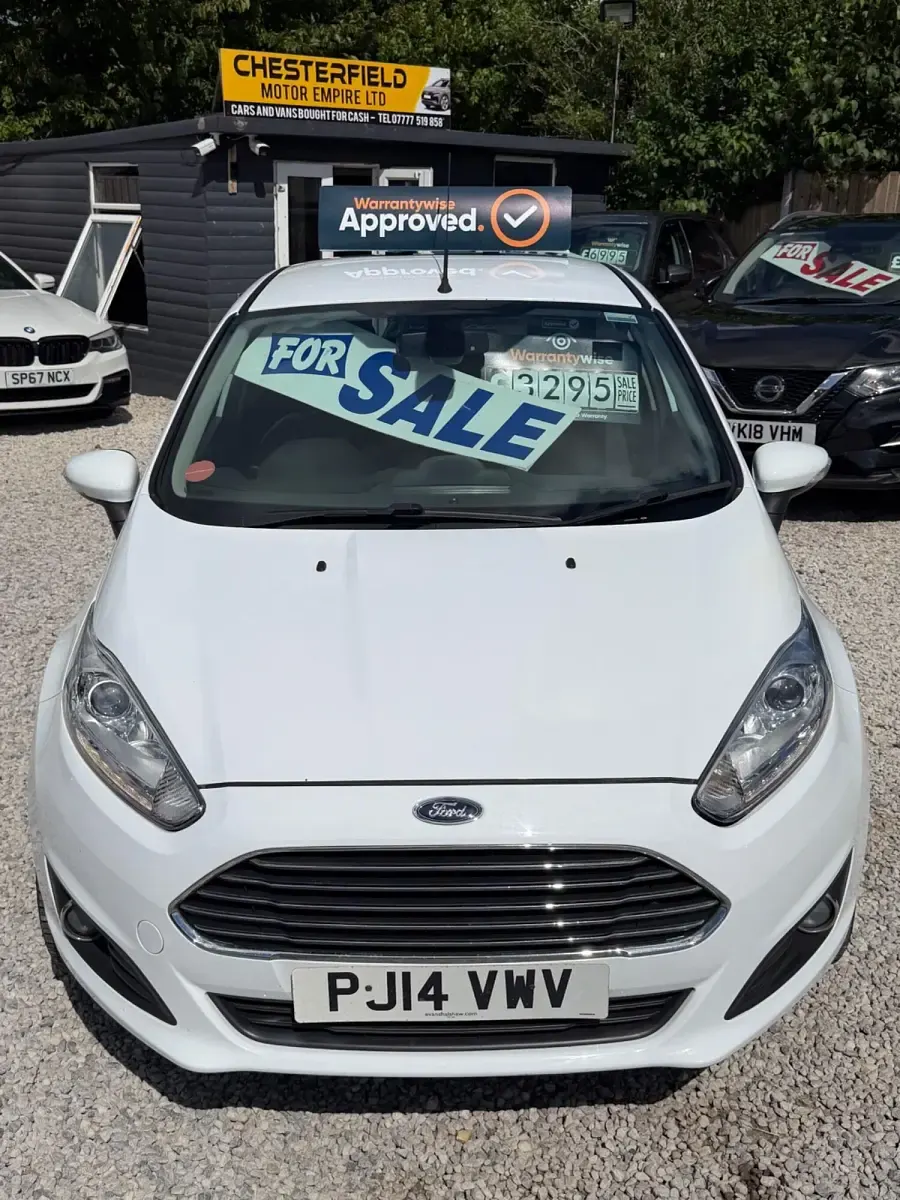 Used Ford Fiesta Titanium 2014 White Hatchback