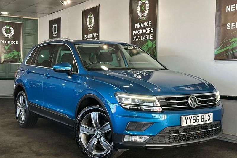 Used VW Tiguan SEL 150 HP (110 kW) 2016 Blue SUV