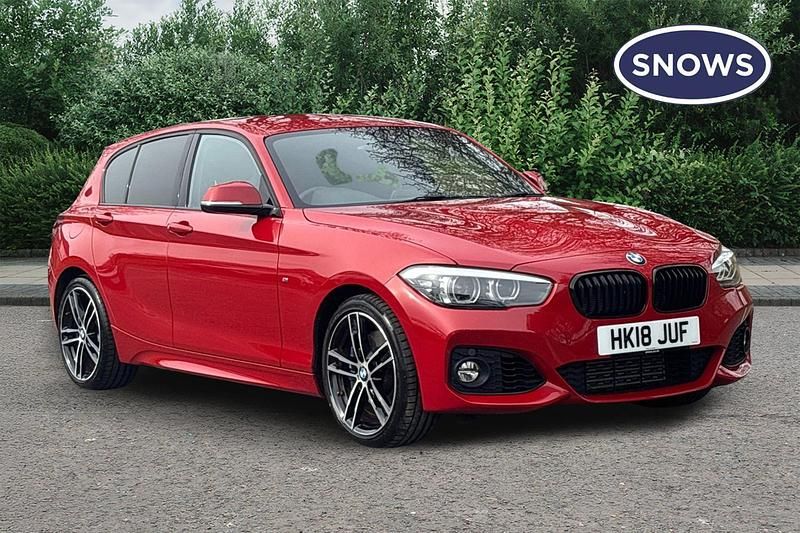 Used BMW 118 M Sport 136 HP (100 kW) 2018 Red Hatchback
