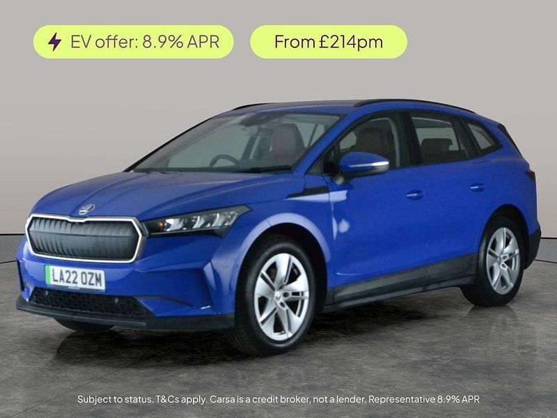 Used Skoda Enyaq iV ecoSuite 131 kW (179 HP) 2022 Blue SUV
