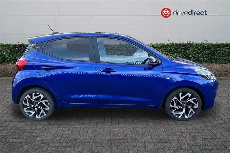 Used Hyundai i10 N Line 100 HP (73 kW) 2021 Blue Hatchback