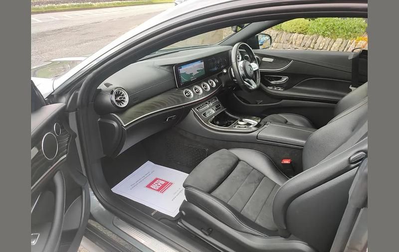 Used Mercedes E300 AMG line 241 HP (177 kW) 2019 Grey Coupe