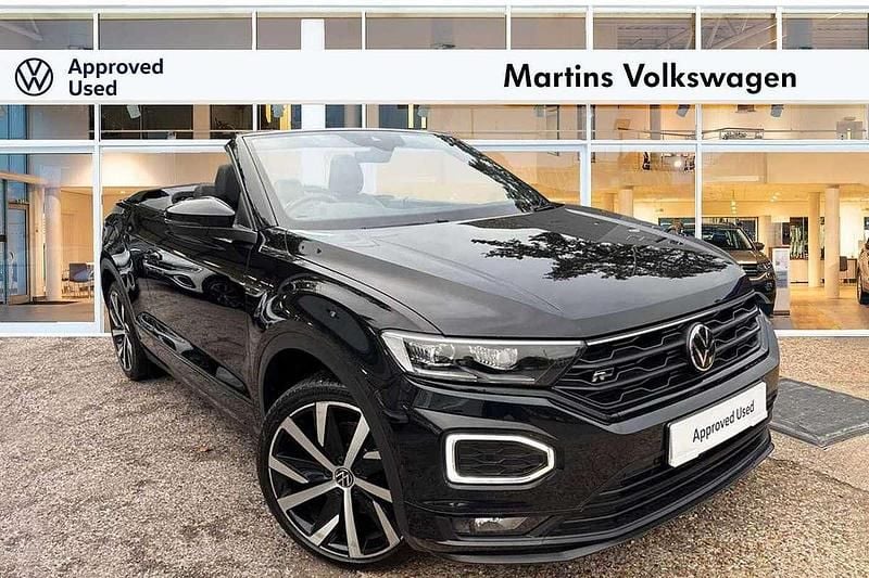 Black Used 2021 VW T-Roc Cabriolet R-line Cabriolet | £20,795 (Fair price) - Image 1/4