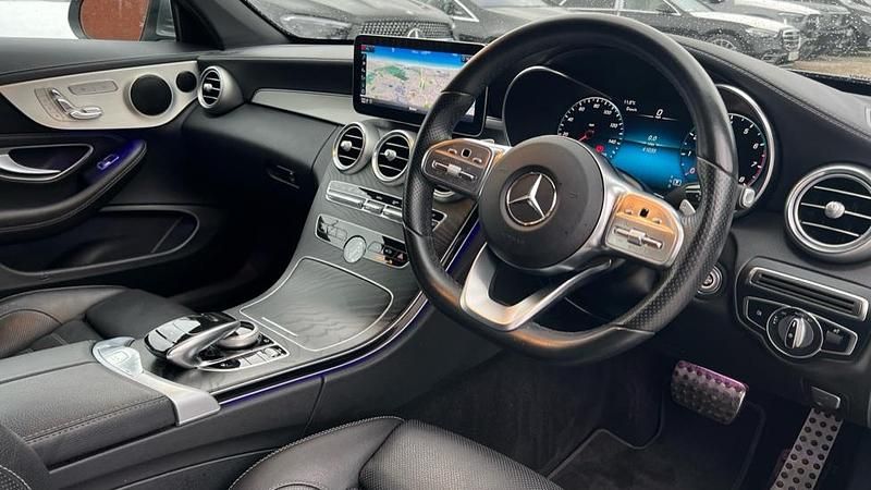 Used Mercedes C200 AMG line 184 HP (135 kW) 2022 Grey