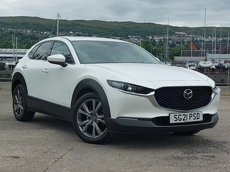 White Used 2021 Mazda CX-30 Inclusive SUV | £17,998 (Fair price) - Image 1/4