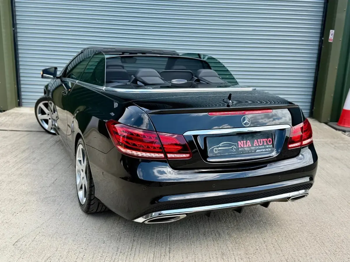 Used Mercedes E200 AMG 2014 Black Cabriolet