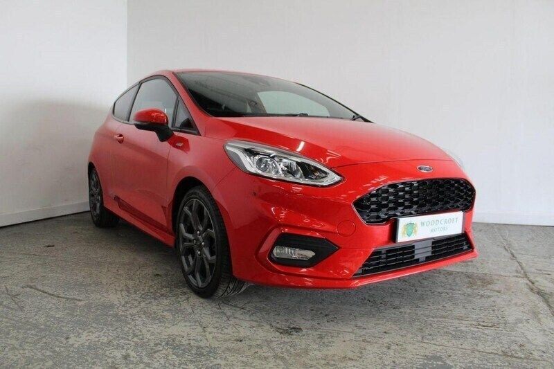 Red Used 2018 Ford Fiesta ST-Line Hatchback | £7,495 (Fair price) - Image 1/3