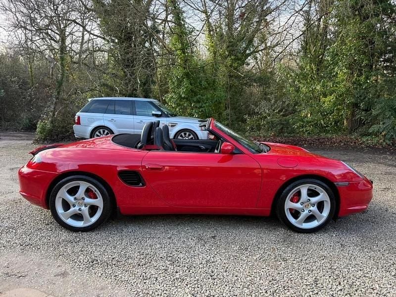 Used Porsche Boxster 2004 Red Cabriolet