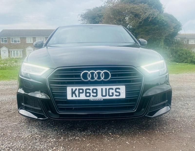 Used Audi A3 Black Edition 116 HP (85 kW) 2019 Black Hatchback