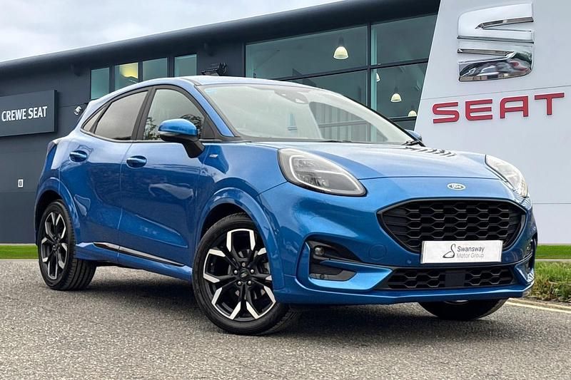 Blue Used 2020 Ford Puma ST-Line X SUV | £13,490 - Image 1/4