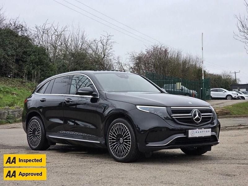 Used Mercedes EQC400 AMG line 300 kW (408 HP) 2021 Black SUV
