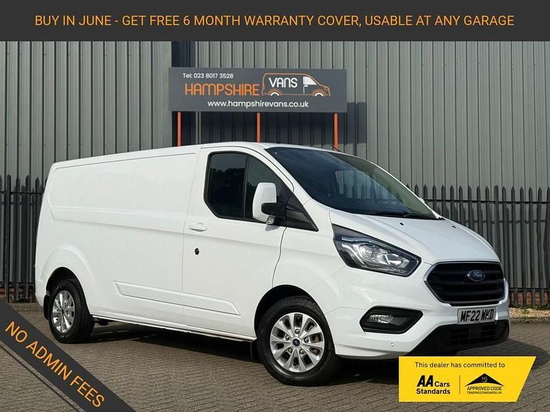 White Used 2022 Ford Transit Custom Limited Van | £18,843 (A bit pricey) - Image 1/4