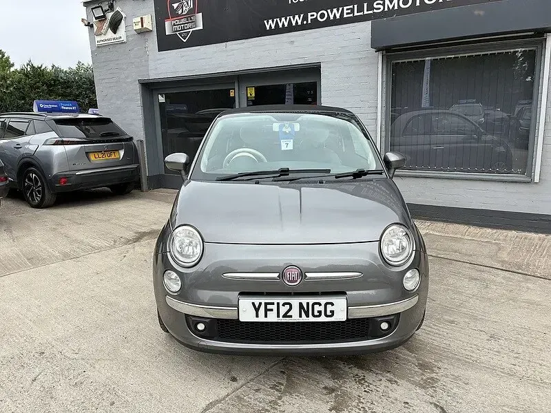Used Fiat 500 Lounge 69 HP (50 kW) 2012 Grey Cabriolet