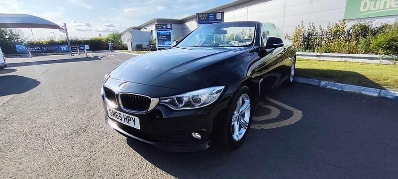 Black Used 2015 BMW 420 Comfort Edition Cabriolet | £8,995 (Good price) - Image 1/4