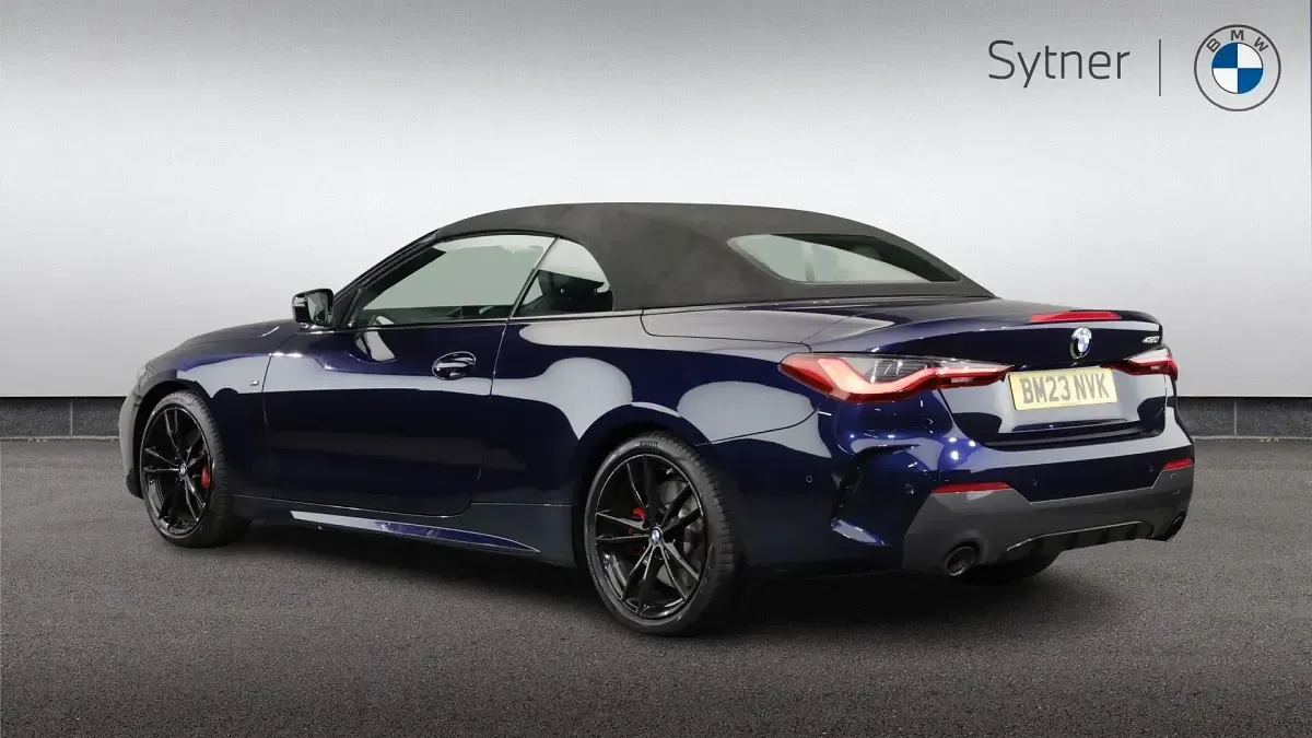 Used BMW 420 M Sport 181 HP (133 kW) 2023 Blue Cabriolet
