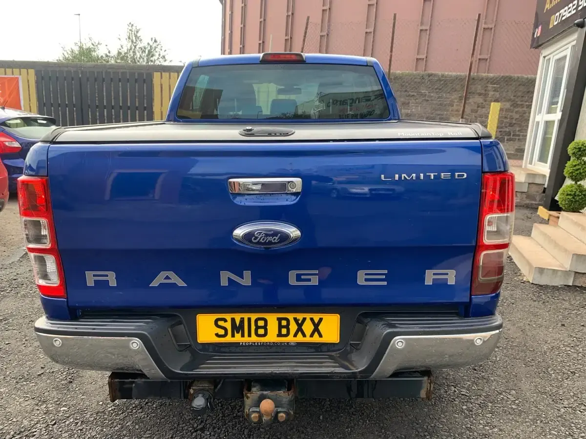 Used Ford Ranger Limited 2018 Blue Pickup