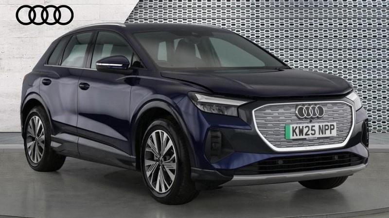 Blue Used 2025 Audi Q4 e-tron Sport SUV | £28,563 - Image 1/4