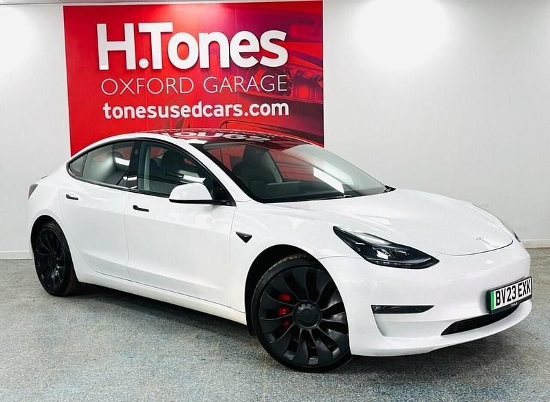 Used Tesla Model 3 Performance 461 kW (627 HP) 2023 White Sedan