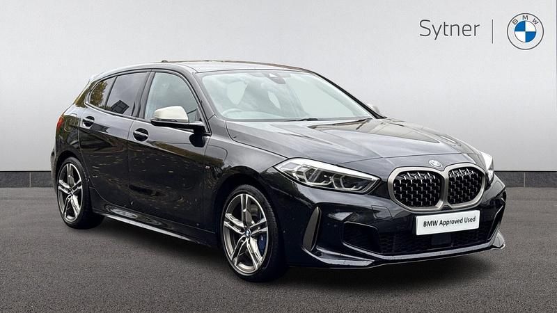 Black Used 2021 BMW M135 M Sport Hatchback | £23,500 (Good price) - Image 1/4