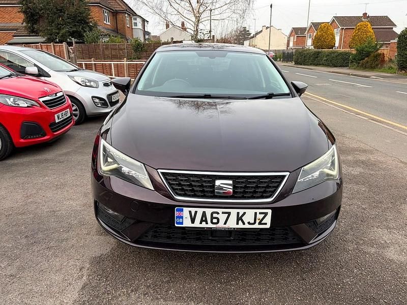 Used Seat Leon SE Technology 110 HP (80 kW) 2018 Purple Hatchback