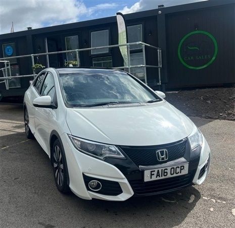 White Used 2016 Honda Civic SR Hatchback | £10,625 (A bit pricey) - Image 1/1