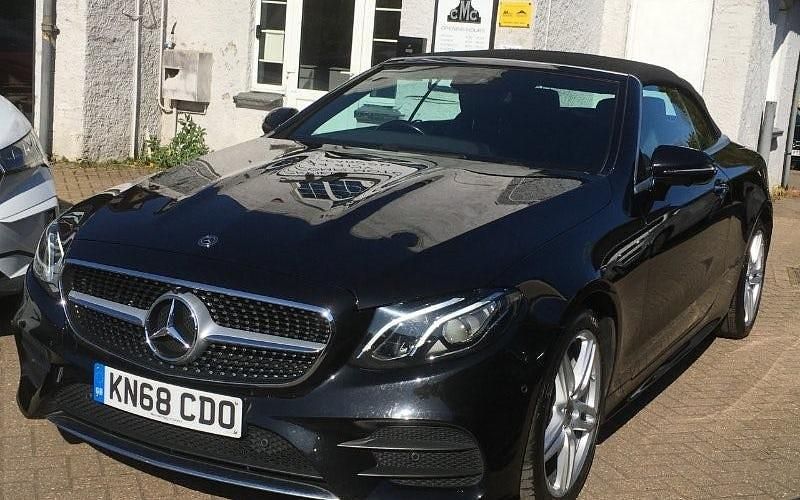 Used Mercedes E350 AMG line 258 HP (189 kW) 2017 Black Cabriolet