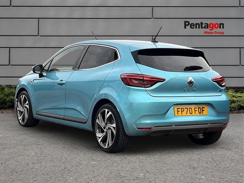 Used Renault Clio V RS Line 140 HP (102 kW) 2020 Blue Hatchback
