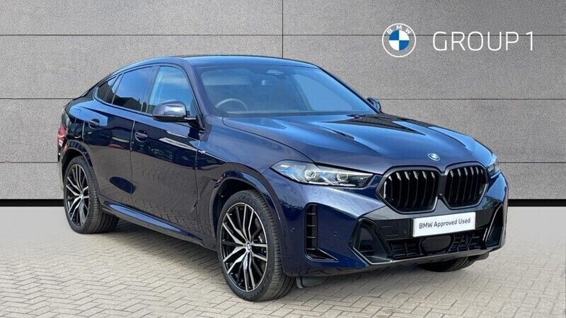 Blue Used 2025 BMW X6 M Sport SUV | £64,997 (A bit pricey) - Image 1/4