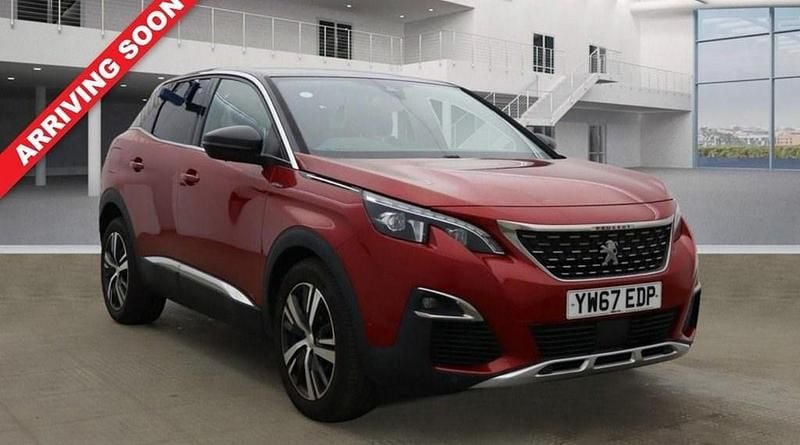 Red Used 2018 Peugeot 3008 GT-line SUV | £12,850 (Good price) - Image 1/4
