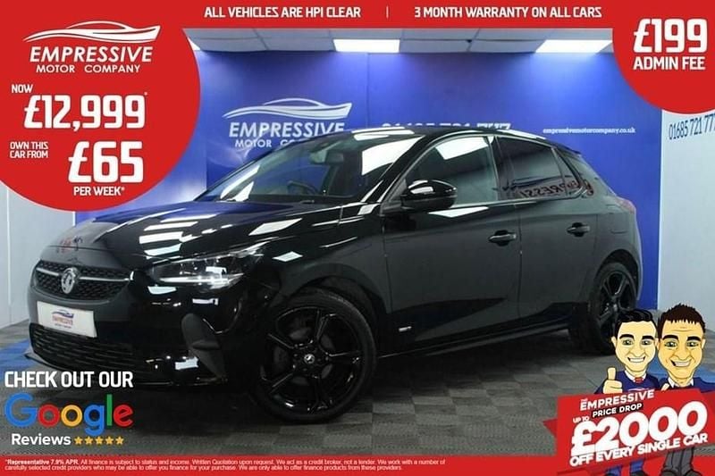 Black Used 2021 Vauxhall Corsa Hatchback | £12,999 (Fair price) - Image 1/1