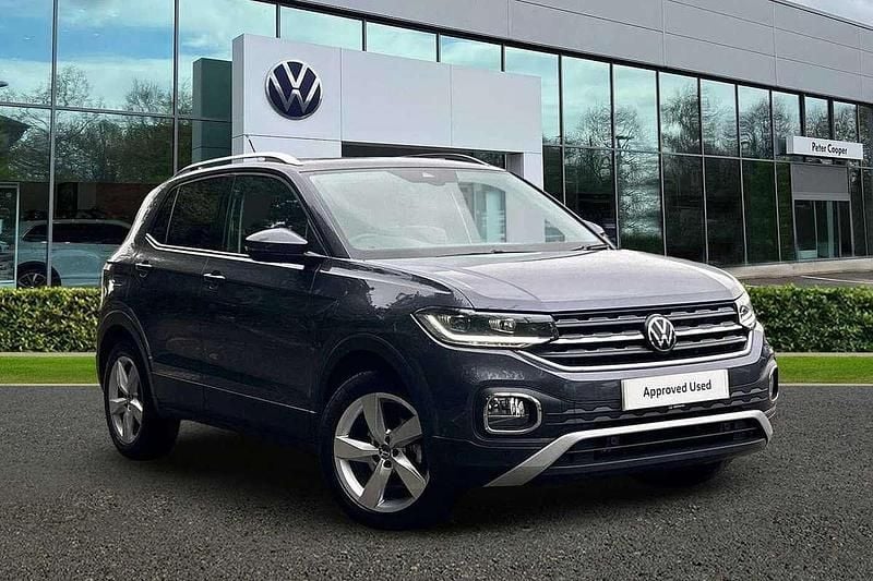 Smokey grey Used 2023 VW T-Cross SEL SUV | £20,591 (Fair price) - Image 1/4