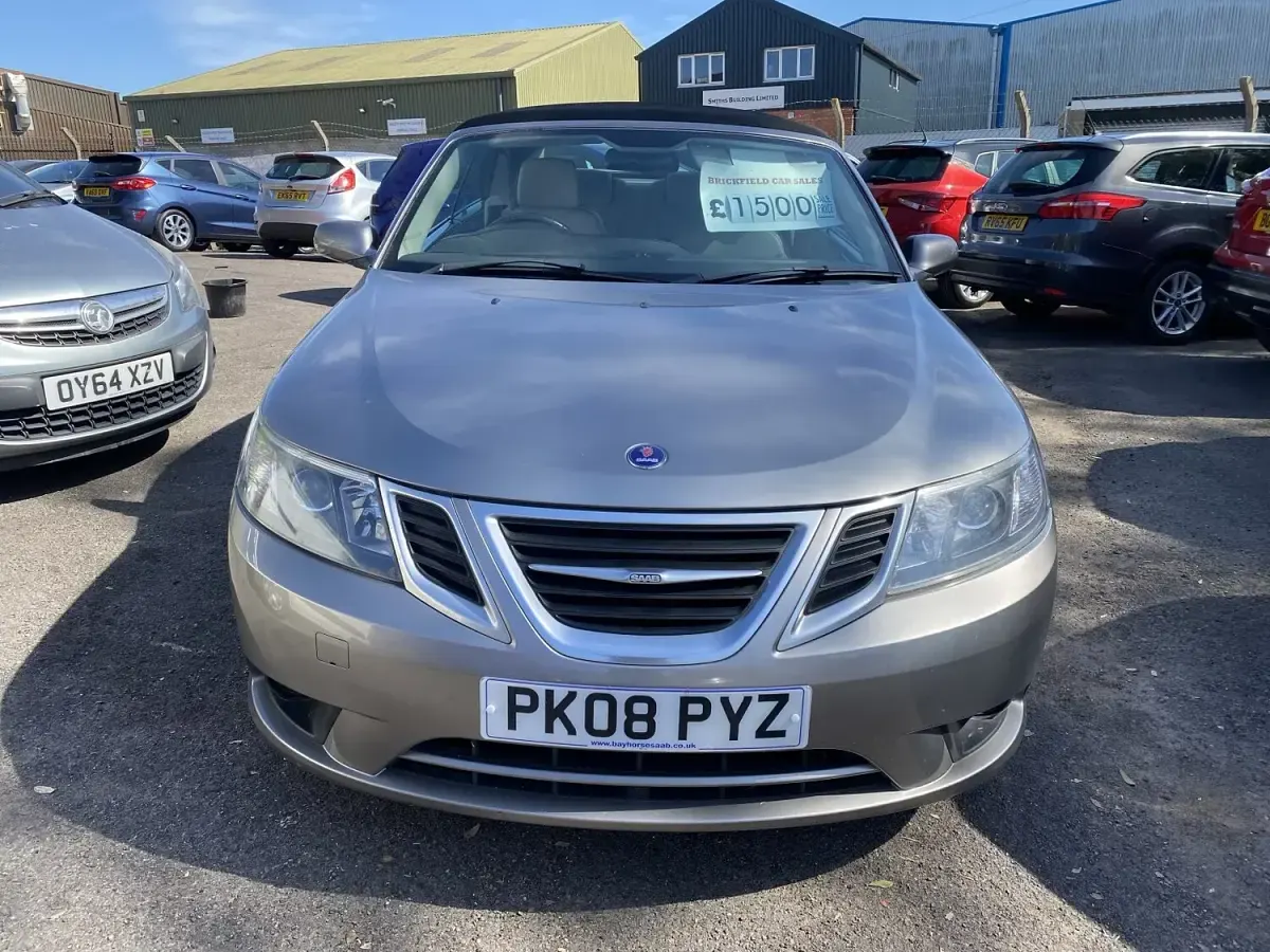 Used Saab 9-3 Linear 147 HP (108 kW) 2008 Grey Cabriolet