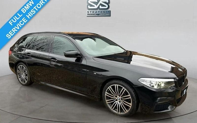 Used BMW 520 M Sport 190 HP (139 kW) 2019 Black Estate