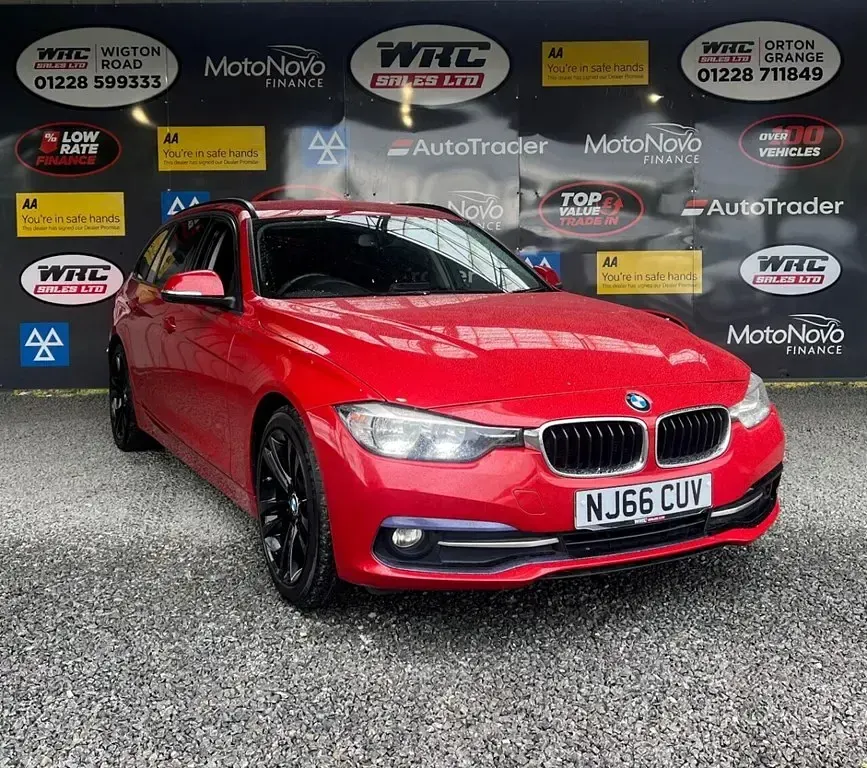 Usado BMW 320 Sport Line 190 CV (139 kW) 2016 Rojo Familiar