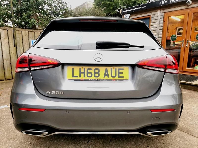Used Mercedes A200 AMG Line Premium 163 HP (119 kW) 2018 Grey Hatchback