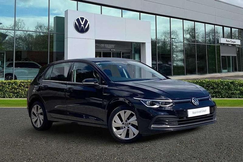 Deep black Used 2021 VW Golf VIII Style Hatchback | £17,791 (Fair price) - Image 1/4