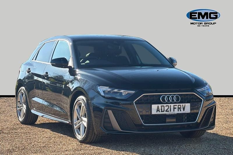 Black Used 2021 Audi A1 Sportback S-Line Hatchback | £18,445 (Good price) - Image 1/3