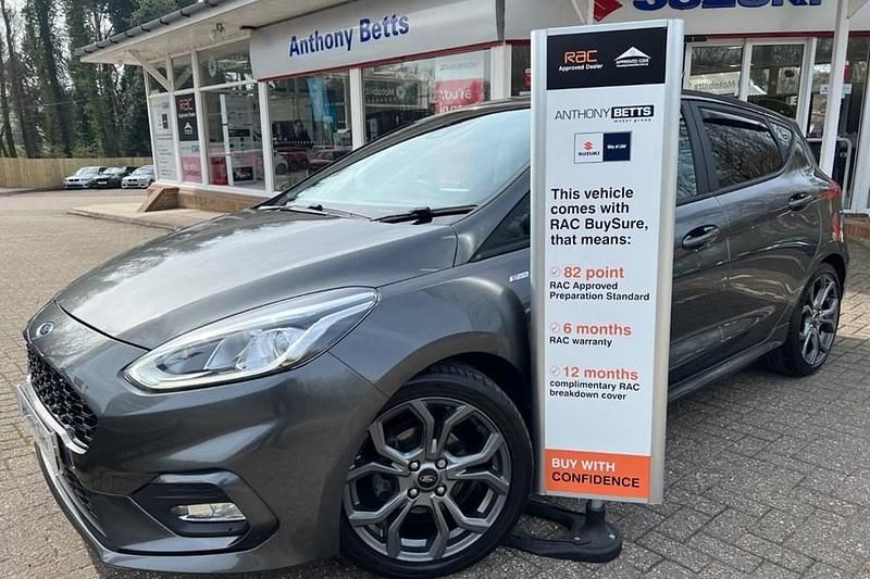 Used Ford Fiesta ST-Line 100 HP (73 kW) 2019 Grey Hatchback