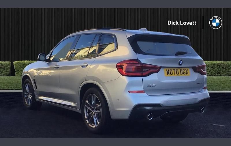 Used BMW X3 M Sport 187 HP (137 kW) 2021 Silver SUV