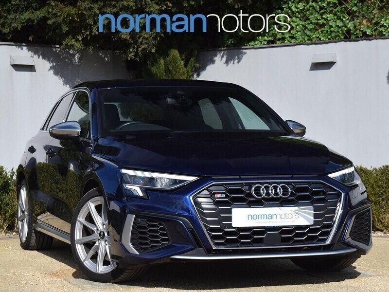Blue Used 2021 Audi S3 Business Hatchback | £27,495 (Fair price) - Image 1/3
