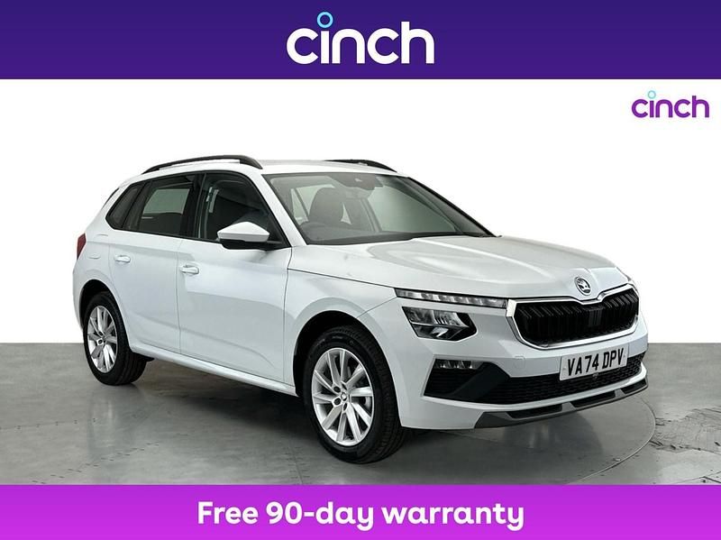 White New 2025 Skoda Kamiq SE SUV | £19,689 - Image 1/3