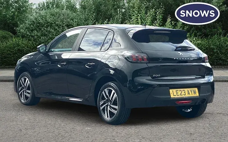 Used Peugeot 208 Active+ 102 HP (75 kW) 2023 Black Hatchback