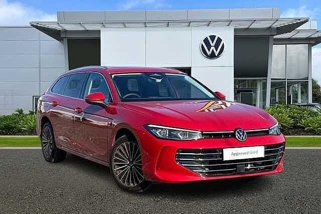 Chilli red Used 2024 VW Passat Elegance Estate | £31,950 - Image 1/4
