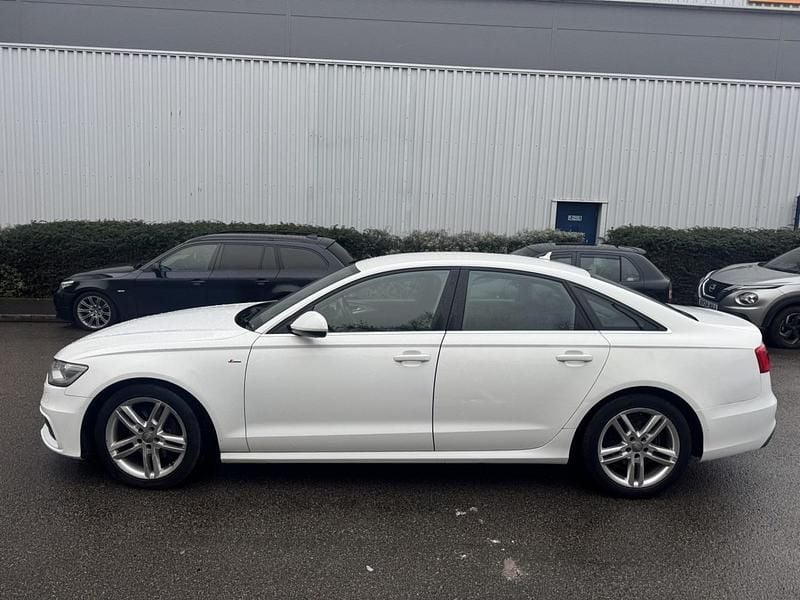 Used Audi A6 S-Line 2014 White Sedan
