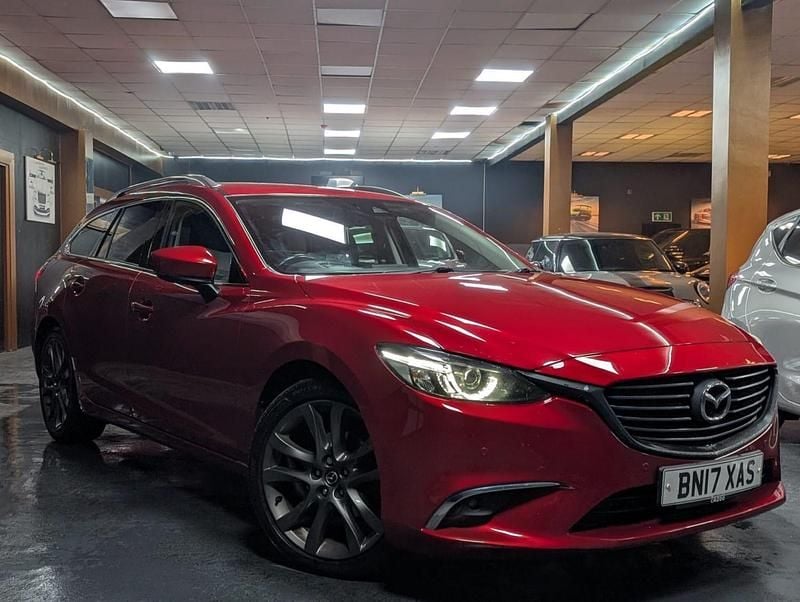 Red Used 2017 Mazda 6 Inclusive Estate | £7,940 (Fair price) - Image 1/4