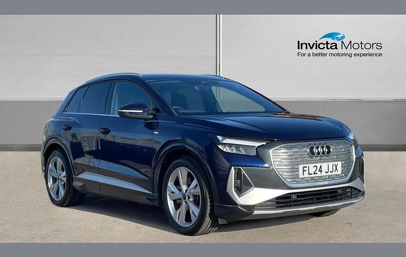 Used Audi Q4 e-tron S-Line 210 kW (286 HP) 2024 Blue SUV