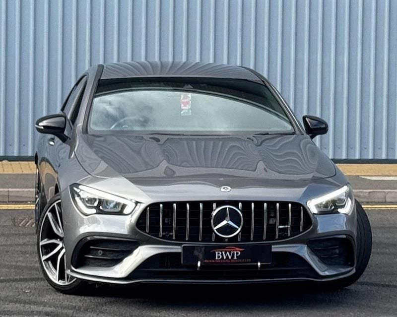 Grey Used 2021 Mercedes CLA35 AMG Premium Coupe | £22,990 (Super price) - Image 1/4